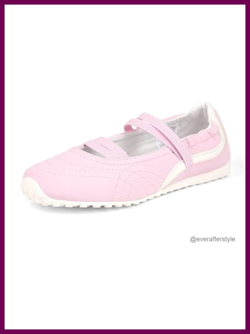 Mary Jane Sneakers Slip On Flats Elastic Loafer Comfort Casual